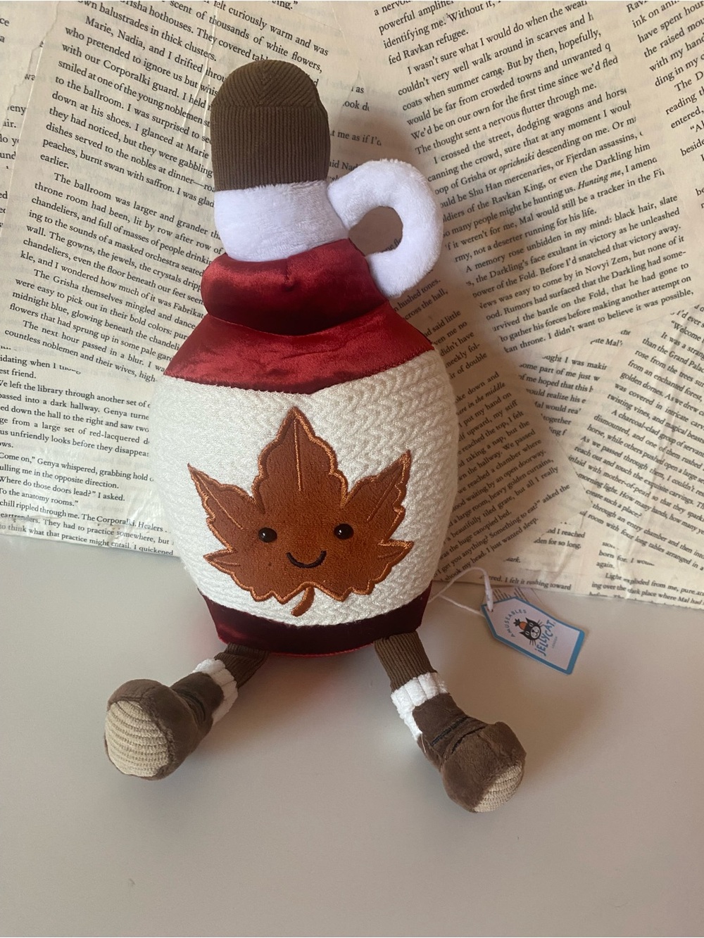 NWT Jellycat Amuseables Acered Maple Syrup (Read description)